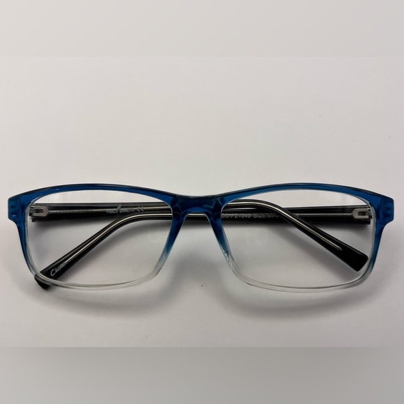 Affordable Eyewear-Pablo Zanetti Mod:PZ1349 55-18-136 Aqua Blue Fade & Blk Frame - Picture 4 of 14